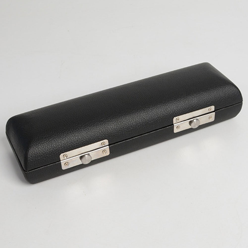 Gerich Lightweight and Compact Black Flute Case Stylish and Reliable PU Leather Bag