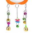 thumbnail image 3 of Pet Chicken Toy Mirror Broken Resistant Rooster Toy Mirror with Chain of Colored Bells, 3 of 4
