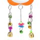 thumbnail image 3 of Pet Chicken Toy Mirror Broken Resistant Rooster Toy Mirror with Chain of Colored Bells, 3 of 4