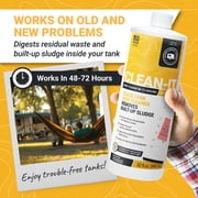 Unique Clean-It RV Black Tank Cleaner Liquid, 32 Fluid Ounces