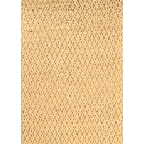 Ahgly Company Indoor Rectangle Solid Brown Modern Area Rugs, 6' x 9'