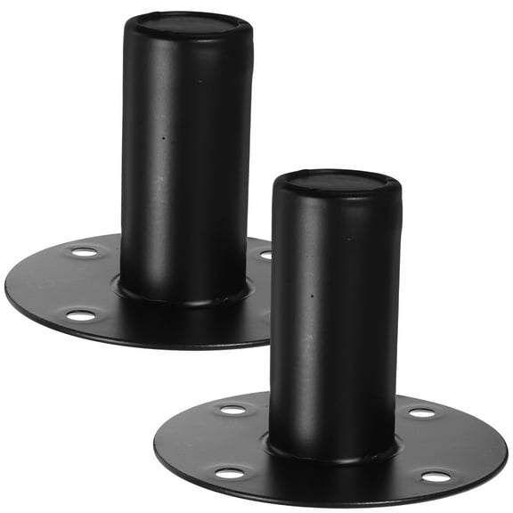 Black Speaker Stand with Aluminum Alloy Material for Durable Use 2pcs