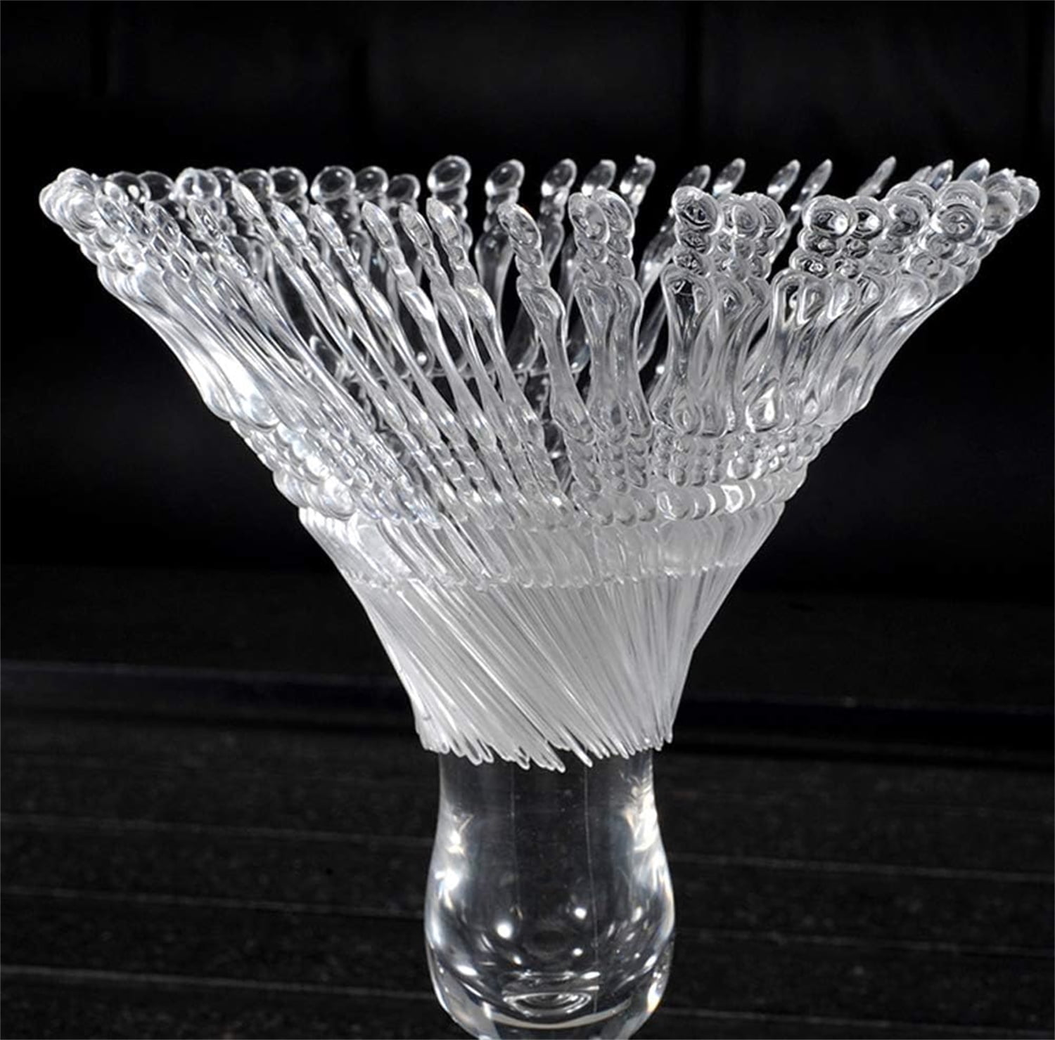 Fruit Picks For Appetizers LASSUM 200-Piece Clear Plastic Cocktail ...