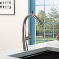 thumbnail image 2 of Logmey Kitchen Faucet with Pull Down Sprayer, Brushed Nickel Single Handle Kitchen Sink Faucet, 2 of 7