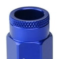 thumbnail image 4 of J2 Engineering LN-T7-013-125-BL J2 Engineering 7075 -T6 Forged Aluminum M12x 1.25 20Pcs 50mm Height Open -End Lug Nut Sets w / Socket Adapter Blue, 4 of 6