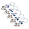 thumbnail image 2 of Devil Eye Keychain5Pcs Blue Eyes Porte-Clés en Alliage Éléphant Porte-Clés Haut de Gamme Performance, 2 of 5