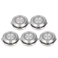 thumbnail image 4 of 5Pcs Momentary Push Button Switch, Metal Auto Reset Ultra Thin With LED 19mm Used In Cars, Trucks, 4 of 8