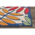 thumbnail image 5 of Nourison Aloha Indoor/Outdoor Tropical Botanical Multicolor 2'8" x 4' Area Rug, (3' x 4'), 5 of 10