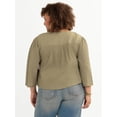 thumbnail image 3 of Jessica Simpson Women's Plus Fiesole Blouse, Sizes 0X-4X, 3 of 6