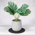 thumbnail image 7 of Uxcell Plant Coasters, 9 Pack Round Felt Flowerpot Drip Pad Mat, Black (8", 10", 12"), 7 of 7