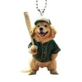 thumbnail image 4 of 2D Car Pendant Acrylic Dog Drop Ornament Universal Auto Rearview Mirror Decoration Gift Hanging Toy Dog Interior Decor L3Y7, 4 of 8
