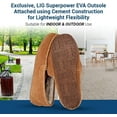 thumbnail image 7 of LIFE IS GOOD Men's Venetian Moccasin Slippers, 302795M - Suede & Faux Fur Close Back Indoor/Outdoor Slip-Ons - Premium Comfort & Durable Loafers with Plaid Lining & EVA Outsoles Dk Brown/Plaid -..., 7 of 7