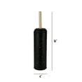 thumbnail image 3 of Elle Décor Speckled Toilet Brush & Holder in Black, 3 of 5