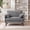 Gray, variant on LAUSAINT HOME 43.3" Oversized Accent Chair with 37.8" Extra-Wide Seat, Modern Armchair with Quilting Backrest and Solid Wood Legs for Living Room, Chenille, Gray