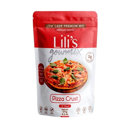 Lili’s Gourmix Pizza Crust Low Carb keto Baking Mix, Gluten Free,   6.2 oz