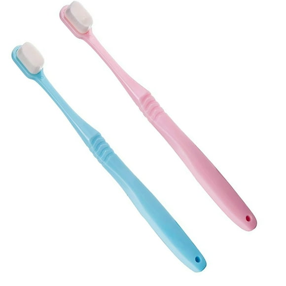 Extra Soft Toothbrush For Sensitive Gums, Micro-nano Manual Toothbrush With 20000 Soft Floss Bristle For Gum Care, Protect Fragile Gums Good Cleaning