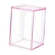 thumbnail image 2 of Vitrina de acrílico transparente para muñecas con tapa decorativa. Rosa, 2 of 9