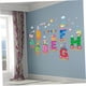 thumbnail image 5 of Hojas de pegatinas para niños, decoración de pared con letras, gráfico de pared para jardín de infantes, pegatina de pared ABC de animales extraíble, calcomanía del alfabeto, 2 juegos, 5 of 5