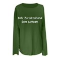thumbnail image 4 of WEAIXIMIUNG Sweatshirts Personnalisés Design pour Femmes Mode Décontractée Imprimé Lettre Col Rond Manches Longues Deux Hoodies, 4 of 4
