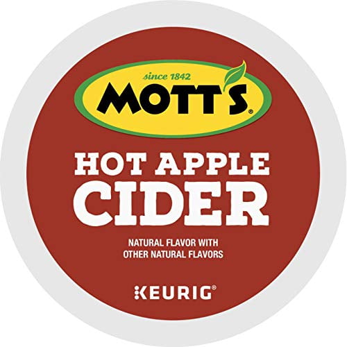 Keurig Mott's Hot Apple Cider, Keurig Single Serve KCup Pods, Flavored K Cups, 24 Count