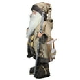 thumbnail image 3 of 16.5" Country Rustic Santa Claus Carrying a Wooden Sled and Sack of Gifts, 3 of 6