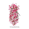 thumbnail image 3 of Artificial Hanging Vines Wall Decor | Silk Lilies Leaves Garland for Home & Wedding | Pink Purple Floral Arrangement | Plastic Fabric Greenery for Bedroom Office Cafe Restaurant Decorations, 3 of 6