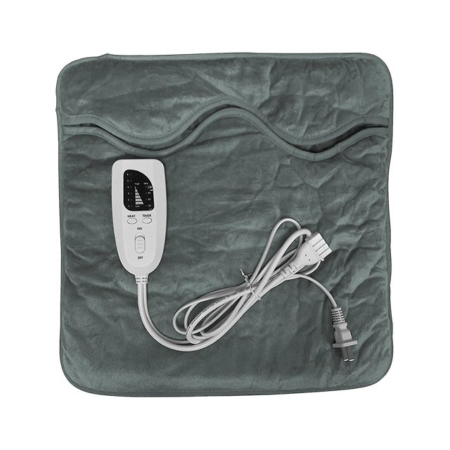 yeacher Dark Gray Eu Plug Electric Heated Foot Warmers Washable Electric Heating Pad 6 Heating Settings Cozy Electric Blanket For Feet Hands Back Home Office-