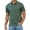 01-Green, variant on QDG Mens Polo Short Sleeve Shirt Casual Button Polo T Shirt with Pocket Designed Collared Golf Shirt Green S