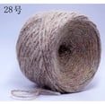 thumbnail image 1 of Nvzi Hilo de lana suave y brillante de 200 g, variedad variada para manualidades, mezcla súper suave y esponjosa para tejer y hacer crochet, color caqui B, 1 of 3