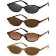 thumbnail image 1 of Gafas de Sol Retro Ovaladas con Diseño de Ojo de Gato para Mujer con Protección UV400, 1 of 6
