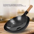 thumbnail image 4 of Sartén wok de hierro antiadherente martillado un mano para cocinar de forma sencilla y práctica, 4 of 7