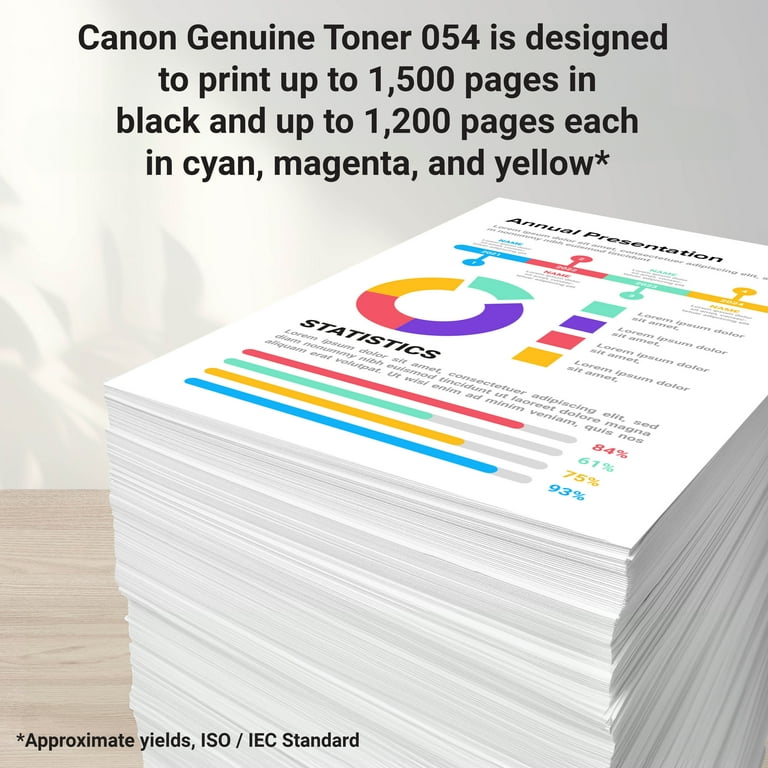 3021C001 (054) Toner, 1,200 Page-Yield, Yellow 3021C001 (054) Toner, 1,200 Page-Yield, Yellow