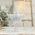 thumbnail image 5 of sdhkgrrt under $5 Christmas Tree Topper Star, Christmas Tree Topper Star,Iron Tree Top Decoration with Lights,Angel Xmas Treetop Ornament,Festive Holiday Tree Finisher,Metallic Christmas Tree Crown, 5 of 6