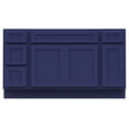 thumbnail image 5 of 57 in. W x 21 in. D x 32.5 in. H Bath Vanity Cabinet without Top in Blue, 5 of 5