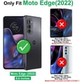thumbnail image 2 of Compatible for Motorola Edge 2022 Case with HD Screen Protector, Moto Edge 2022 Case with Magnetic Ring Holder, Military-Grade Shockproof Protective Case for Moto Edge 2022, Rose Gold, 2 of 17