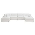 thumbnail image 2 of Modway Commix 6-Piece Down Filled Overstuffed Sectional Sofa in Pure White, 2 of 10