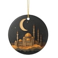 thumbnail image 2 of Staron Ramadan Hanging Decoration, Ceramic Ornament for Home Decor, Crescent Moon Garland for Car Window Door Wall Islam Festival, 2 of 7