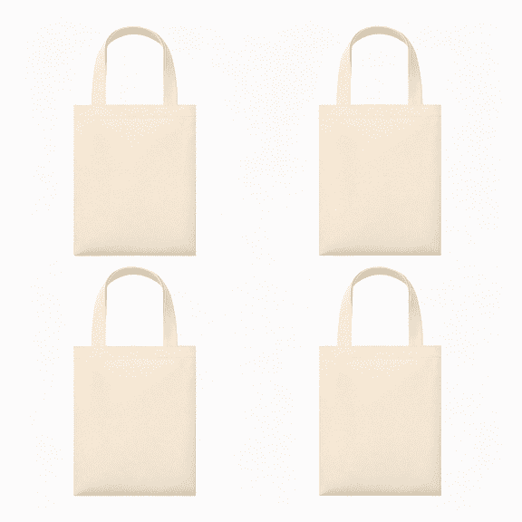 GASTROPOD Small Canvas Tote Bags,9"X 11"Reusable Cotton Mini Totes for Diy Crafts,Party Favors and Daily Essentials Mini Tote Bag