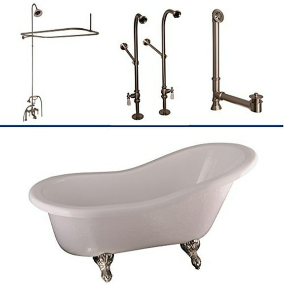 BarclayTub Kit 60" AC Slipper, Shwr