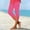 Pink, variant on Xdegoge Womens Capri Leggings Yoga High Waisted Stretchy Athletic Cropped Pants with Cutout Hem Detail Gym Running Fitness Casual Summer Activewear