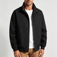 thumbnail image 5 of Outdoor Jackets for Men Thin Sports Waterproof Lightweight Windbreaker Casual Loose Climb Cycling Long Sleeve Hoodless Outwear Jackets with Pockets, 5 of 9
