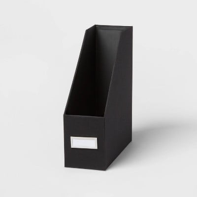 Canvas Magazine File Holder and Organizer