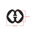 thumbnail image 4 of INSPIRE CHIC Bra Shoulder Strap Clips Buckles Bra Strap Anti-Slip Buckles Straps for Women 3 Colors-4 Gourd Shape, 4 of 6