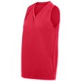 thumbnail image 1 of Maillot Sans Manches en Maille Absorbante pour Femmes 2TG Rouge, 1 of 2