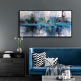 thumbnail image 2 of yiijeah Blue Wall art - Abstract Canvas Wall Art Over Bed Wall Decor Bedroom Artwork for Wall Gray Picture Frames Painting Modern Wall Art for Living Room Office Home C85, 2 of 3
