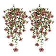 thumbnail image 1 of Flor de vid violeta artificial, planta violeta colgante falsa para primavera, verano, interior, exterior, pared, hogar, jardín, patio, boda, fiesta, decoración, 1 of 8