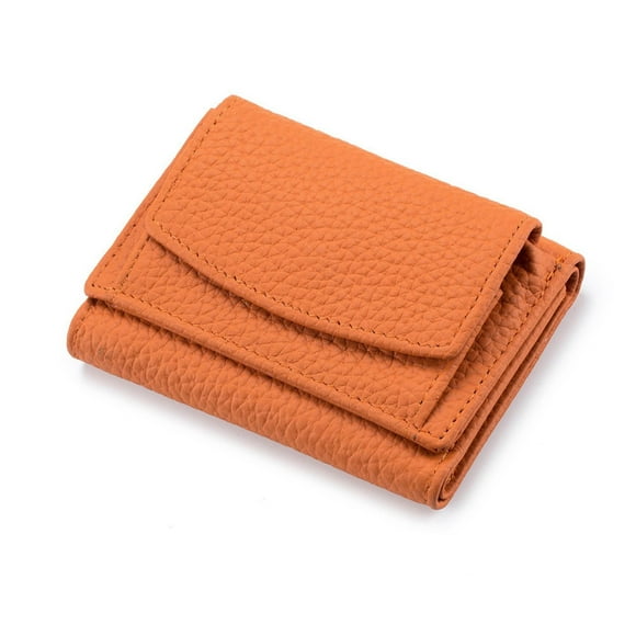 Wiueurtly 2024 New Rfid Blocking Card Holder Organizer Pocket Mini Wallet Anti Credit Card Folding Mini Wallet (B)