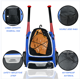 thumbnail image 4 of Bolsa de béisbol mochila de béisbol, béisbol, gran compartimento principal, Softbol y equipo juvenil y adulto B, 4 of 5
