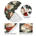 thumbnail image 2 of Ryvnso Christmas Tree Skirt Santa Claus Christmas Lights Xmas Tree Skirts Ornament Home Decorations 35.4", 2 of 6