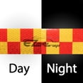 thumbnail image 2 of 120ft Night Reflective Safety Tape Warning Caution Adhesive Conspicuity Arrow Checker Marking Decal Sticker Roll Film Truck RV Trailer Boat ATV Construction Indoor Outdoor, 2 of 2